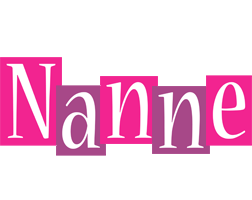 Nanne whine logo