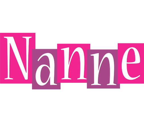 Nanne whine logo