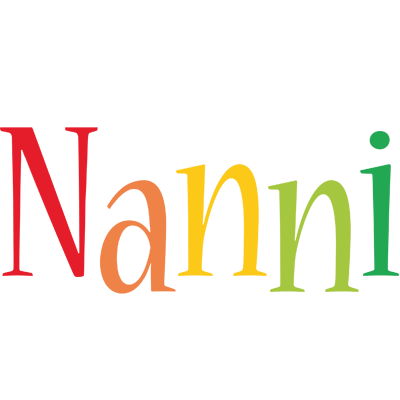 Nanni birthday logo