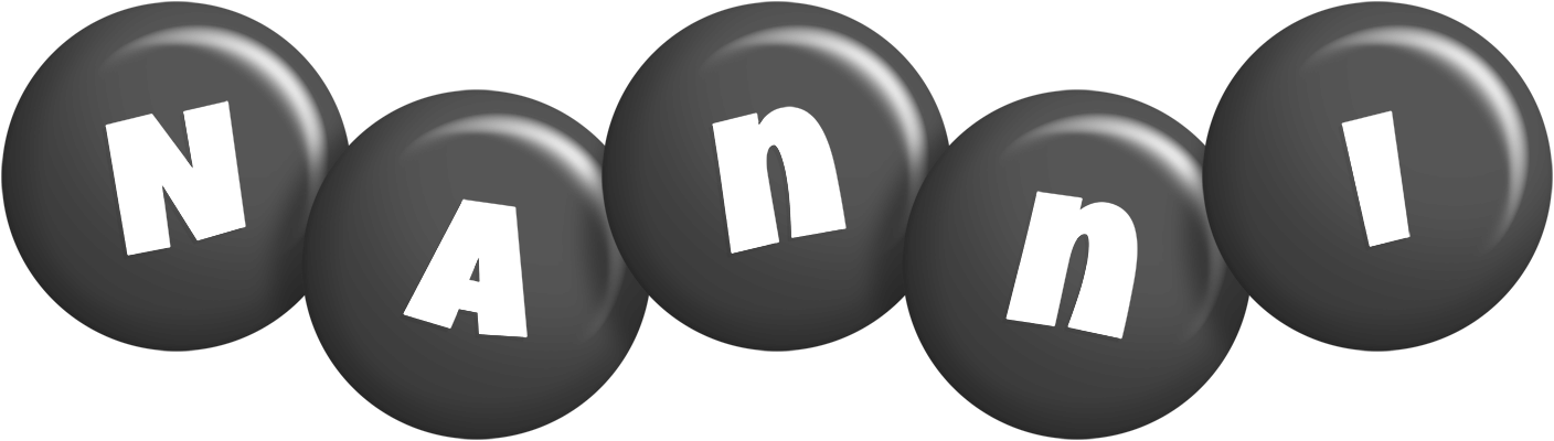 Nanni candy-black logo