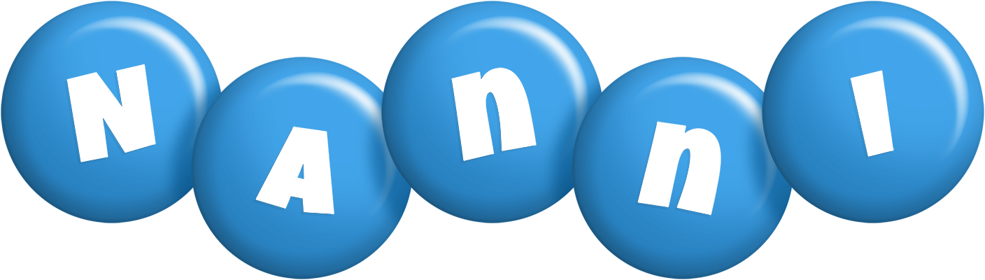 Nanni candy-blue logo