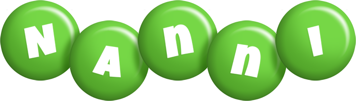 Nanni candy-green logo