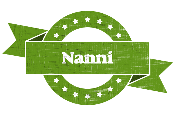 Nanni natural logo