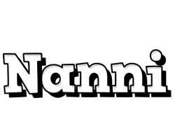 Nanni snowing logo