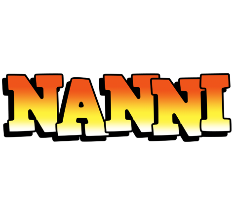 Nanni sunset logo