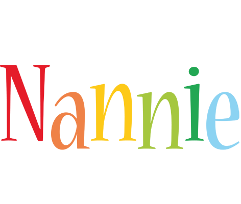 Nannie birthday logo