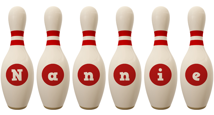 Nannie bowling-pin logo