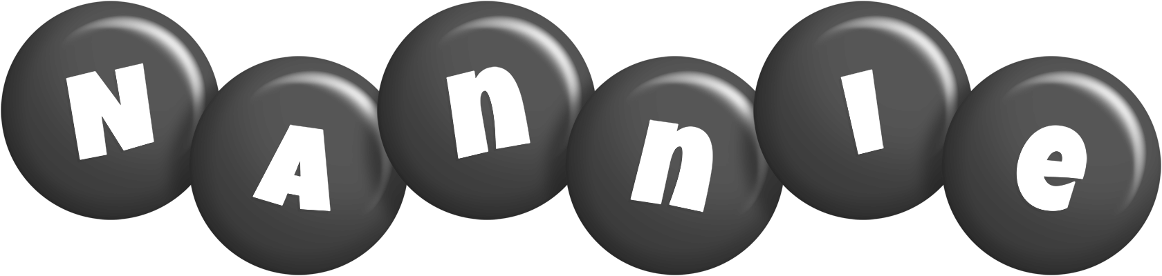 Nannie candy-black logo