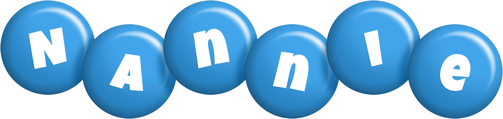 Nannie candy-blue logo
