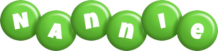 Nannie candy-green logo