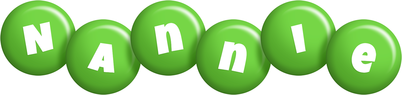 Nannie candy-green logo