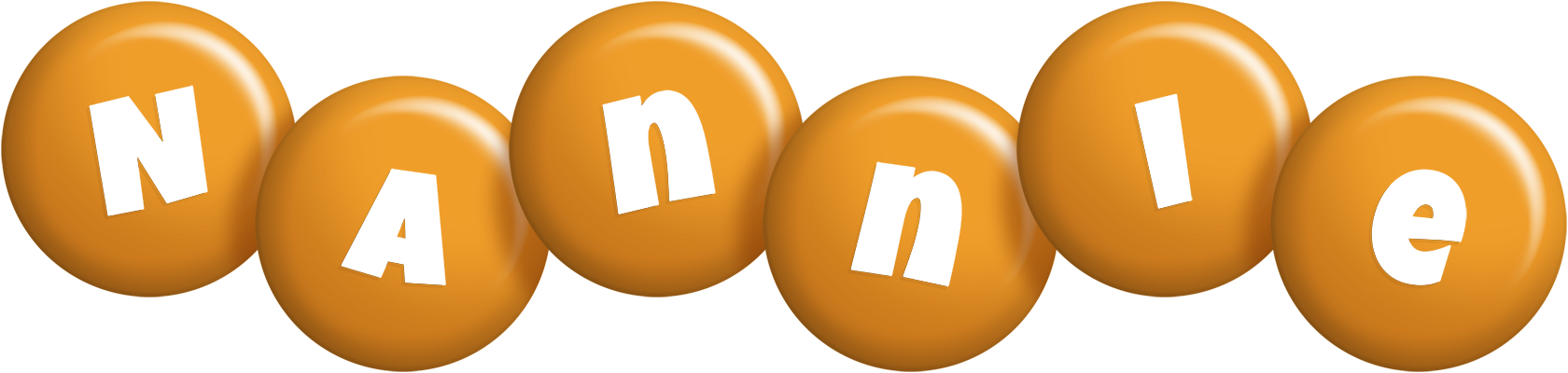 Nannie candy-orange logo