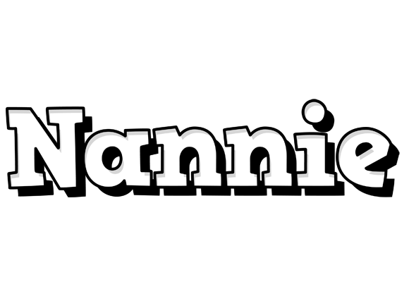 Nannie snowing logo