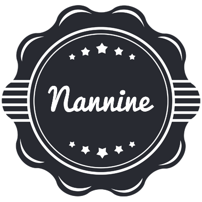 Nannine badge logo