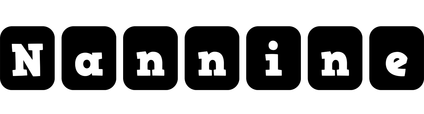 Nannine box logo