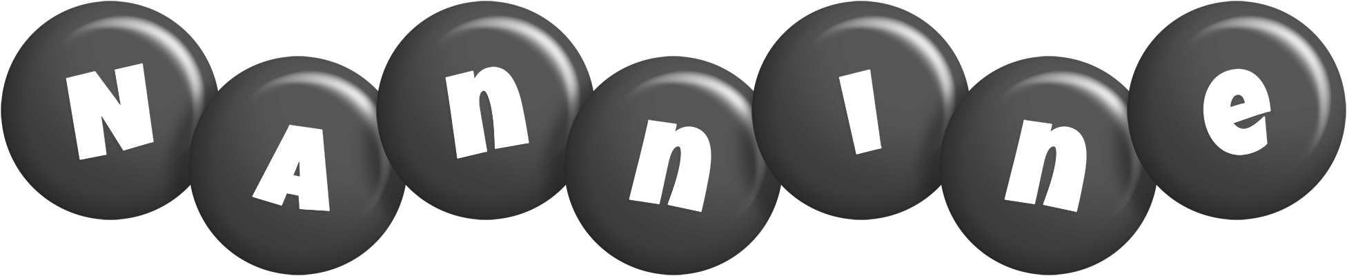 Nannine candy-black logo
