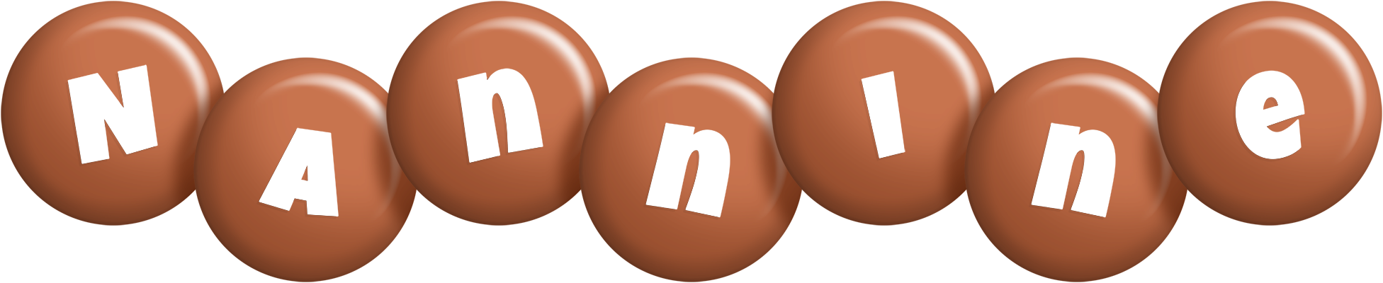 Nannine candy-brown logo