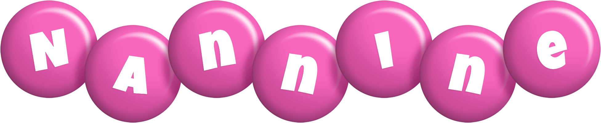 Nannine candy-pink logo