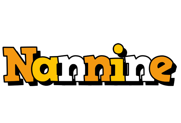 Nannine cartoon logo