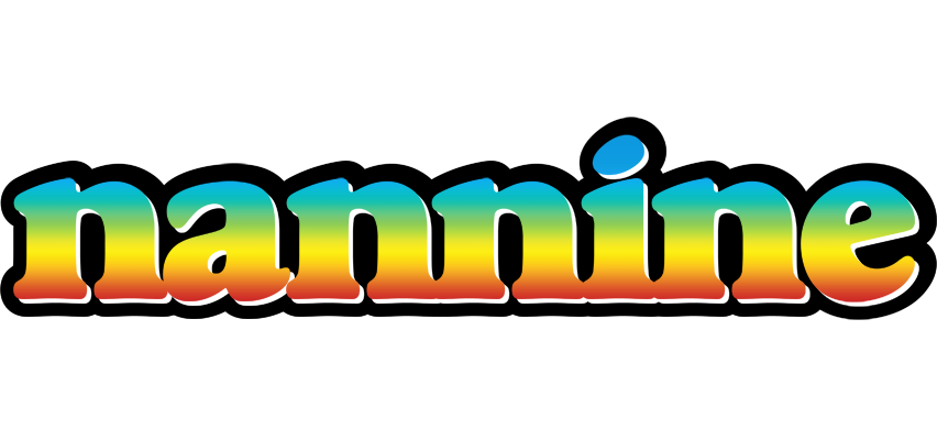 Nannine color logo