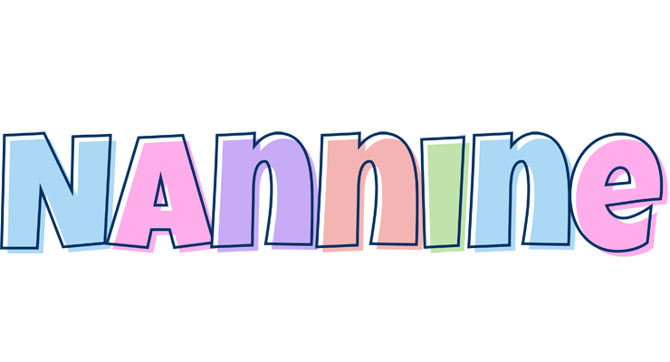 Nannine pastel logo