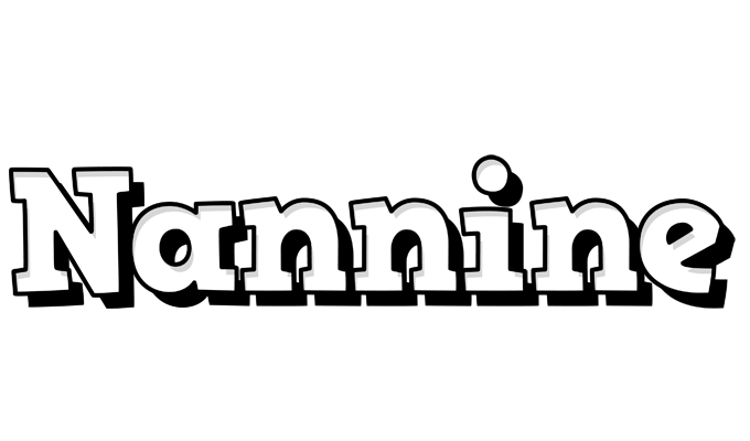 Nannine snowing logo