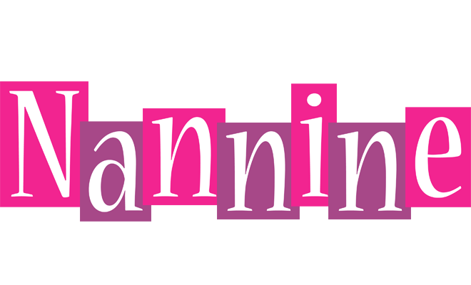 Nannine whine logo