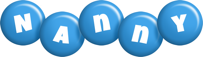 Nanny candy-blue logo
