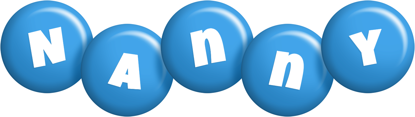 Nanny candy-blue logo