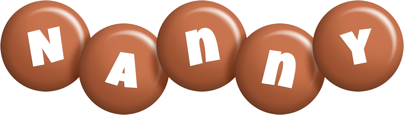 Nanny candy-brown logo