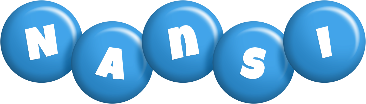 Nansi candy-blue logo