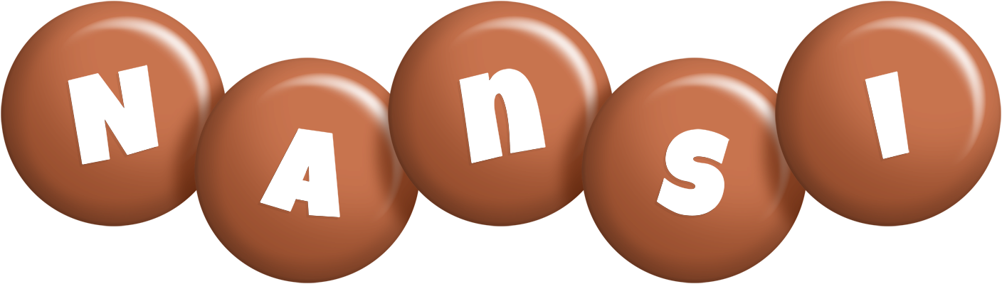 Nansi candy-brown logo