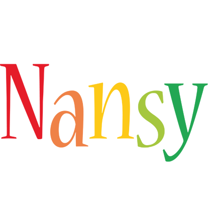 Nansy birthday logo