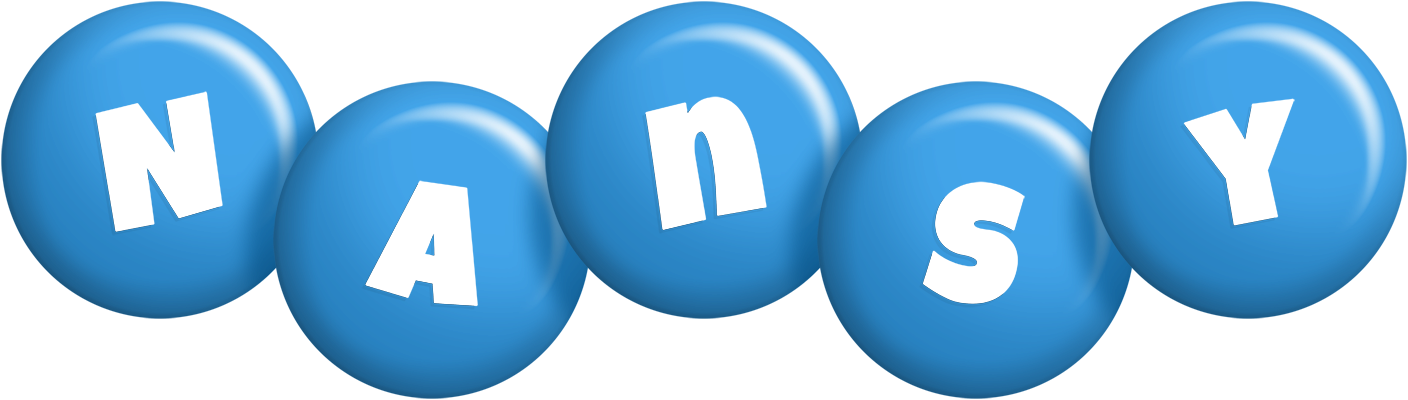 Nansy candy-blue logo