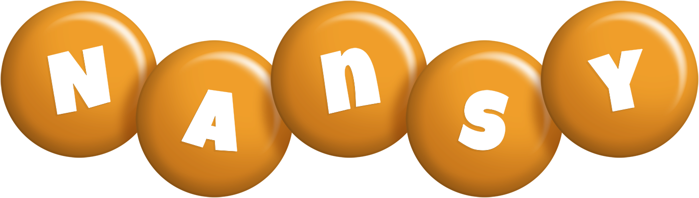 Nansy candy-orange logo