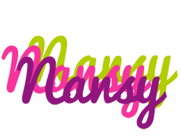 Nansy flowers logo