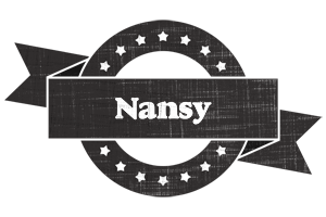 Nansy grunge logo