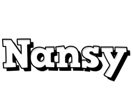 Nansy snowing logo