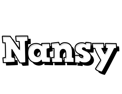 Nansy snowing logo