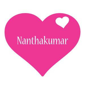 Nanthakumar love-heart logo