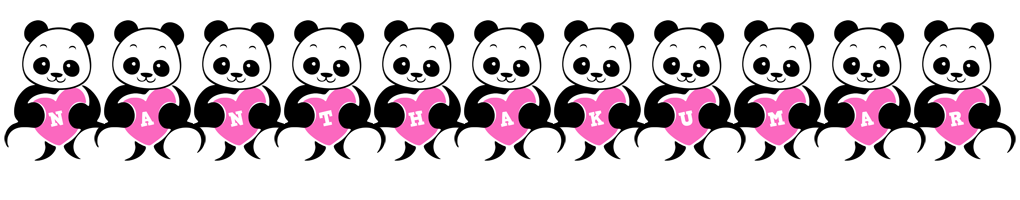 Nanthakumar love-panda logo