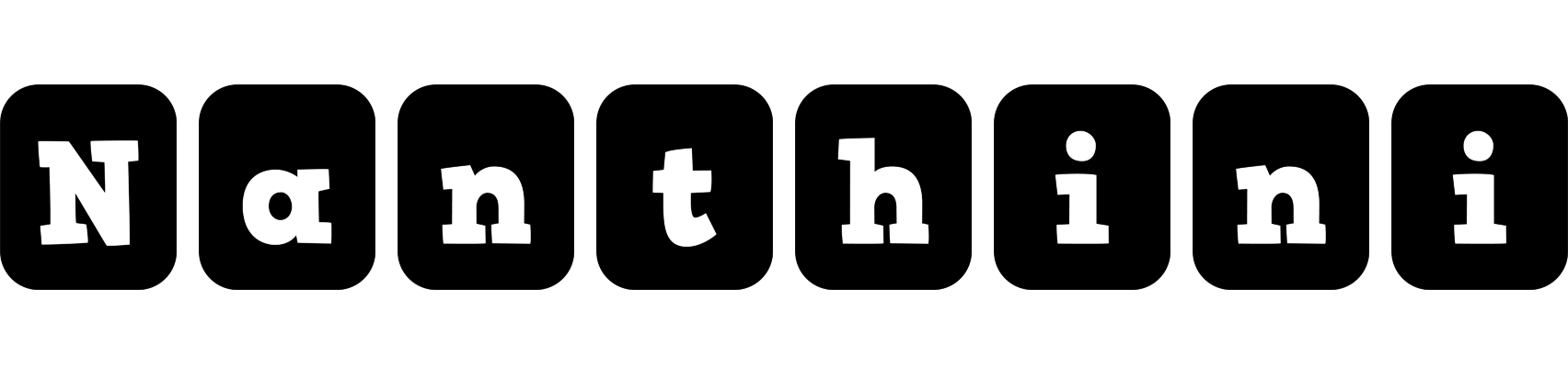 Nanthini box logo