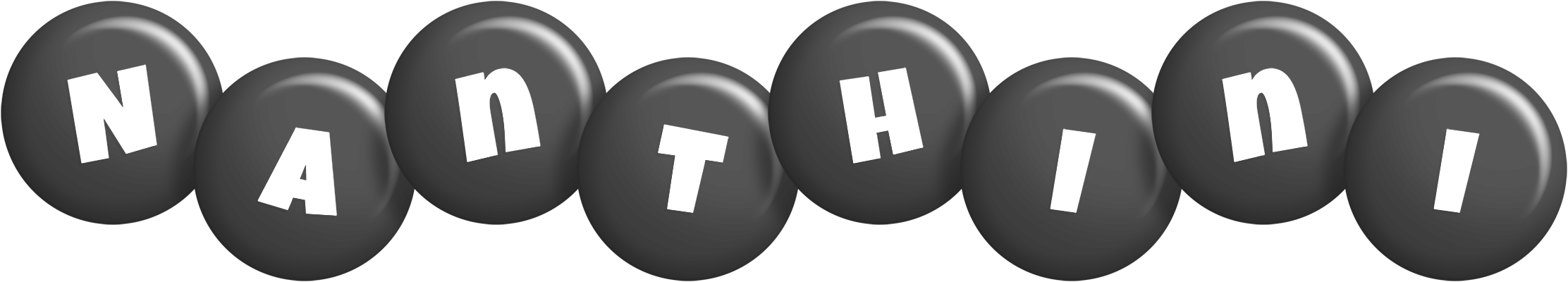 Nanthini candy-black logo