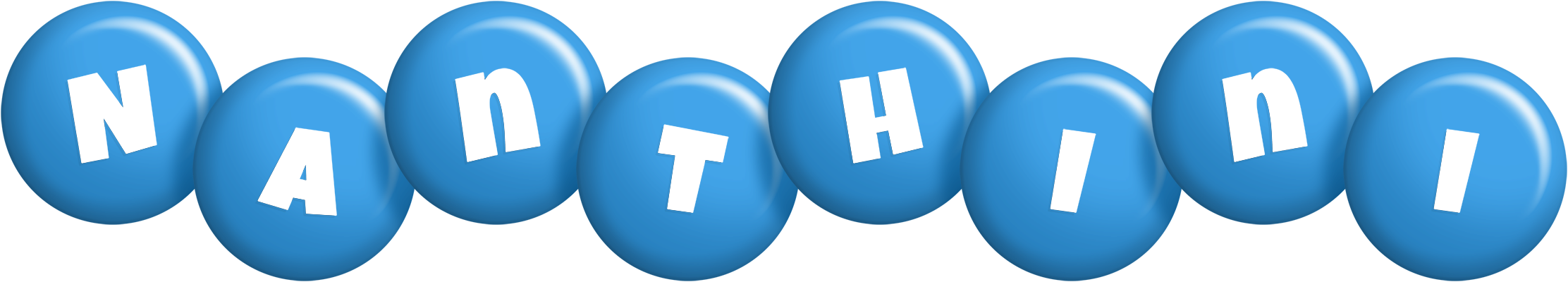 Nanthini candy-blue logo