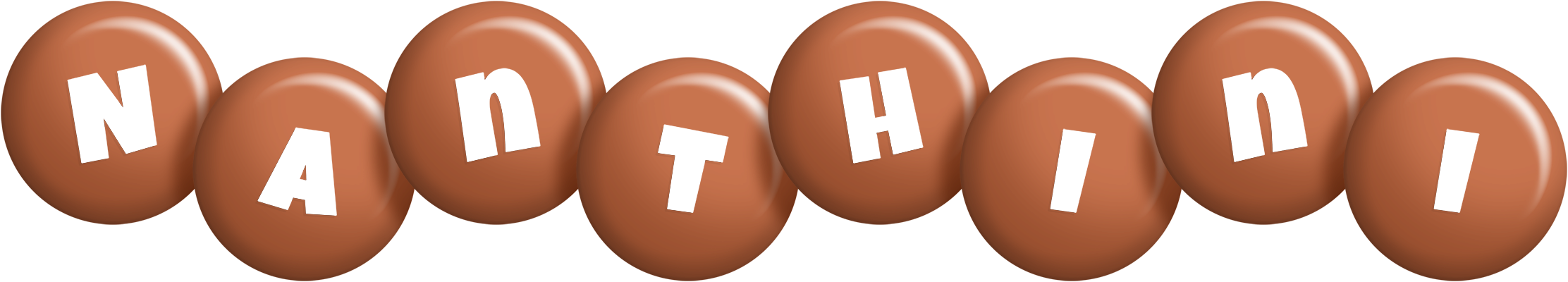 Nanthini candy-brown logo