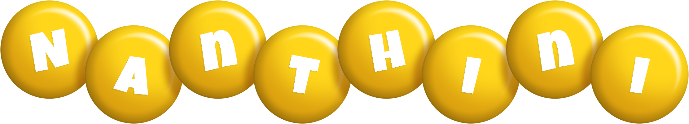Nanthini candy-yellow logo