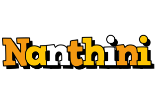 Nanthini cartoon logo