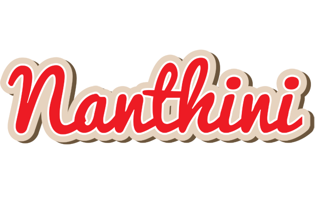 Nanthini chocolate logo