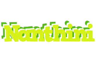 Nanthini citrus logo