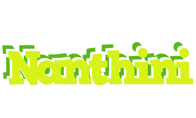 Nanthini citrus logo